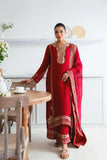 Agha Noor Aysun Maroon Bridal Collection 2024