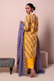 A22103 Yellow Khaadi Online Spring Summer 2022