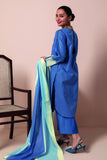 A22106 Blue Khaadi Online Spring Summer 2022