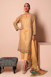 A22130 Yellow Khaadi Online Spring Summer 2022