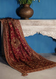 AIK Atelier Udaipur - Maroon Velvet Shawl  Udaipur Velvet 2025