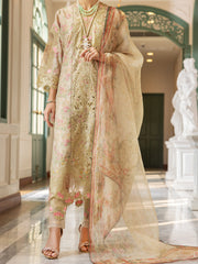 Almirah Olive Green Poly-Lawn ALP-3PS-1782 Signaure Series Collection 2024