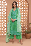 Khaadi Cambric | Embroidered | Fabrics 3 Piece BCA240405 Green Signature Collection 2024