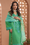 Khaadi Cambric | Embroidered | Fabrics 3 Piece BCA240405 Green Signature Collection 2024