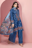 Khaadi Jacquard | Printed | Fabrics 3 Piece BCO240304 Navy Signature Collection 2024