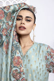 Khaadi Jacquard | Printed | Fabrics 3 Piece BCO240306 L Blue Signature Collection 2024