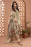 Khaadi Jacquard | Printed | Fabrics 3 Piece BCO240405 Cream Signature Collection 2024
