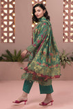 Khaadi Jacquard | Printed | Fabrics 3 Piece BCO240406 D Green Signature Collection 2024