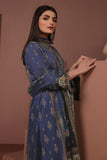 Khaadi Jacquard | Printed | Fabrics 3 Piece BCO240410 Navy Signature Collection 2024