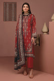 Khaadi Jacquard | Printed | Fabrics 3 Piece BCO240410 Red Signature Collection 2024