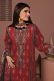 Khaadi Jacquard | Printed | Fabrics 3 Piece BCO240410 Red Signature Collection 2024