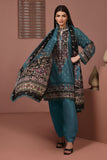 Khaadi Jacquard | Printed | Fabrics 3 Piece BCO240411 Teal Signature Collection 2024