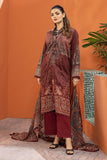 Khaadi Cotton Satin | Embroidered | Fabrics 3 Piece BCS240103 Red Signature Collection 2024