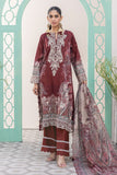 Khaadi Cotton Satin | BCS240216 Maroon Signature Collection 2024