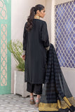 Khaadi Dull Raw Silk | BDS240203 Black Signature Collection 2024