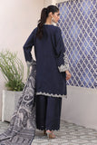 Khaadi Dull Raw Silk | BDS240208 Blue Signature Collection 2024