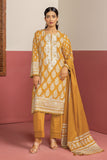 Khaadi BLA240318 Mustard Eid Collection 2024