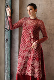 Bareeze Blossom Cut Work-Red Winter Formal Collection 2025