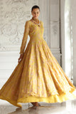 Bareeze Peonies Range-Yellow Winter Formal Collection 2025