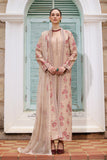 Bareeze Blossom Beauty-01-Peach Winter Casual Collection 2025