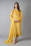 Bareeze Floral Fairy-Yellow Winter Casual Collection 2025