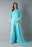 Bareeze Geometric Floral-02-Ferozi Winter Casual Collection 2025