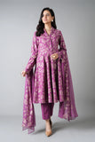 Bareeze Ethnic Floral-02-Purple Winter Casual Collection 2025