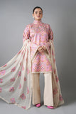 Bareeze Ikat-01-L.Beige Winter Casual Collection 2025