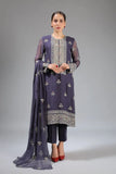 Bareeze Golden Shadow-Blue Winter Formal Collection 2025