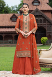 Bareeze Golden Shadow-Orange Winter Formal Collection 2025
