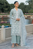 Cross Stitch Ocean Spruce Chikankari Lawn 2025
