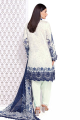 Khaadi CS240801 White Cotton Satin 2024