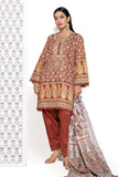 Khaadi CS240810 Rust Cotton Satin 2024