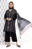 Khaadi EES24514B Black Dupatta My matching separate with Zara & Mashal 2024