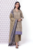 Khaadi Kurta | Embroidered EET245188A Olive In my bag: Chunri 2024