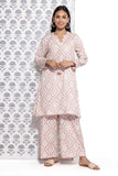 Khaadi EET24530A L Pink Kurta My matching separate with Zara & Mashal 2024