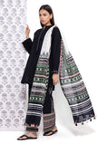 Khaadi EET24531B Black Kurta My matching separate with Zara & Mashal 2024