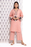 Khaadi EET24534A L Pink Kurta Embroidered My matching separate with Zara & Mashal 2024