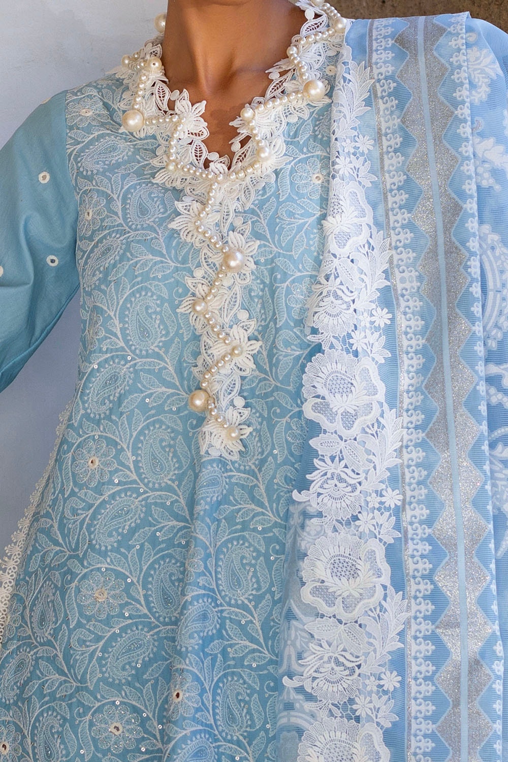 gul ahmed blue dress Gul Ahmed | Chunri Lawn 25 | BM-52021
