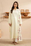 Cross Stitch Pale Yellow Eid Lawn Collection 2025