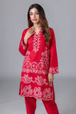 Khaadi EST24150 Red Eid Prets 2024
