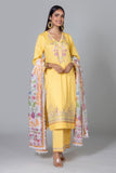 Khaadi EST24198 L Yellow Eid Prets 2024