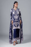 Khaadi EST24220 Navy Eid Prets 2024
