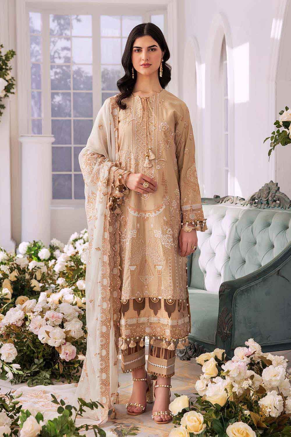 LE-22006 Gul Ahmed Online Premium Lawn Chiffon 2022