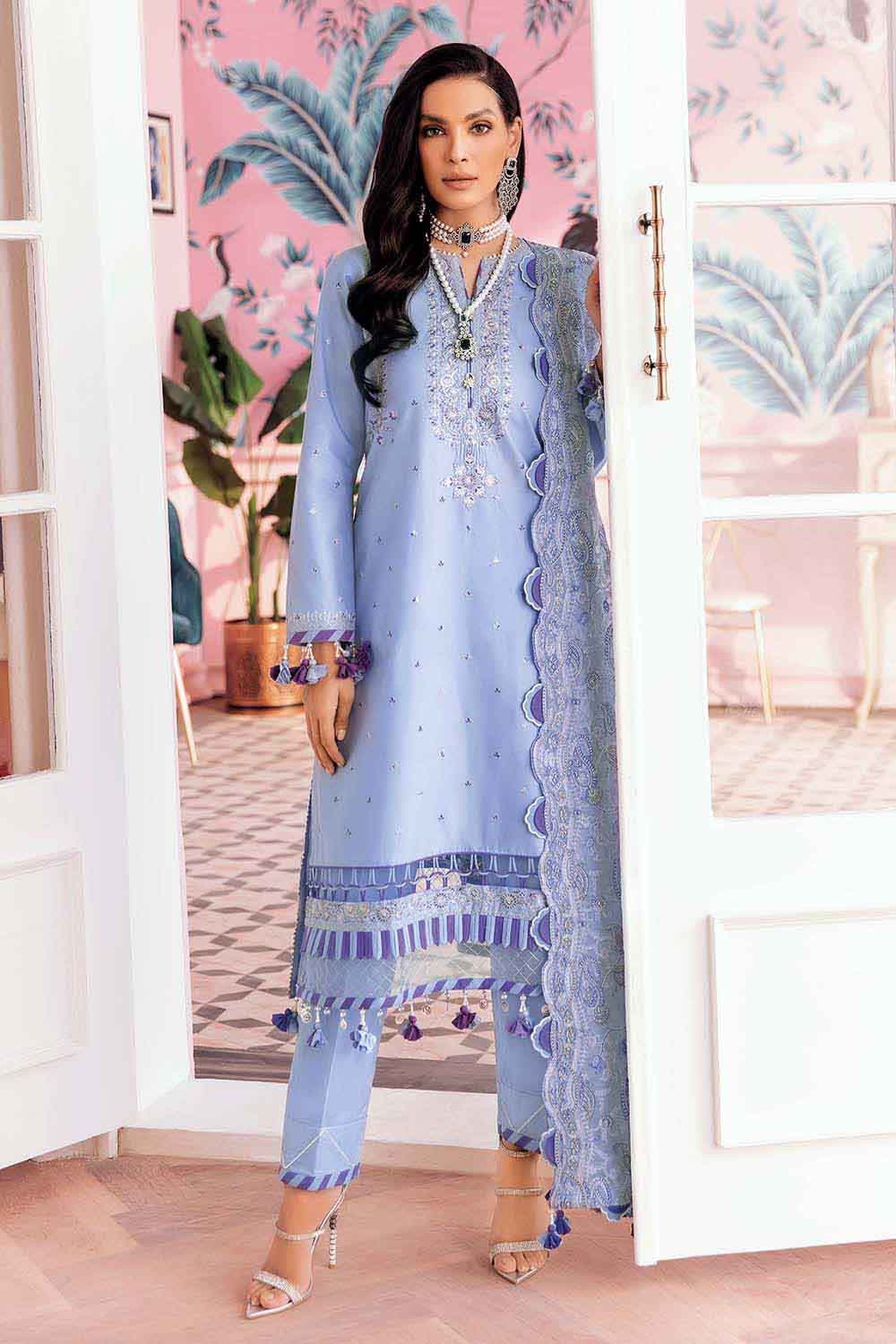 PM-418 Gul Ahmed Online Premium Lawn Chiffon 2022