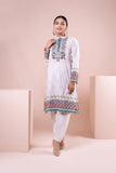 J22115 White Khaadi Online Spring Summer 2022