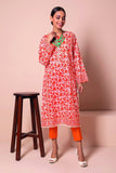 J22124 Orange Khaadi Online Spring Summer 2022