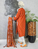 Junaid Jamshaid Orange 2PC | JLAWN-S-JDS-24-1081 Khumaar-01 Eid Ul Adha Lawn Collection 2024