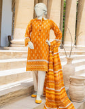 Junaid Jamshaid Orange Cambric 2 PC | JLAWN-S-JDS-24-1110 Casuals Eid Prets Collection 2024