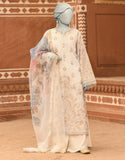 Junaid Jamshaid 2PC-JLAWN-S-JDS-25-1043 Blue Lawn Printed Shades Of Summer 2025